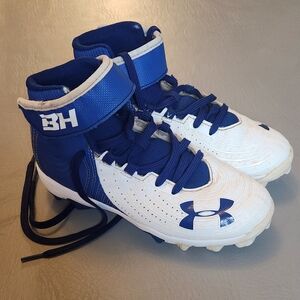 Bryce Harper Blue Under Armor Baseball Cleats Boys Size 2Y